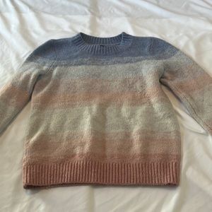 Loft Ombré Scoop Neck Sweater XXS
